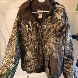 Drake MST Waterfowl fleece-lined 1/4th zip max -5